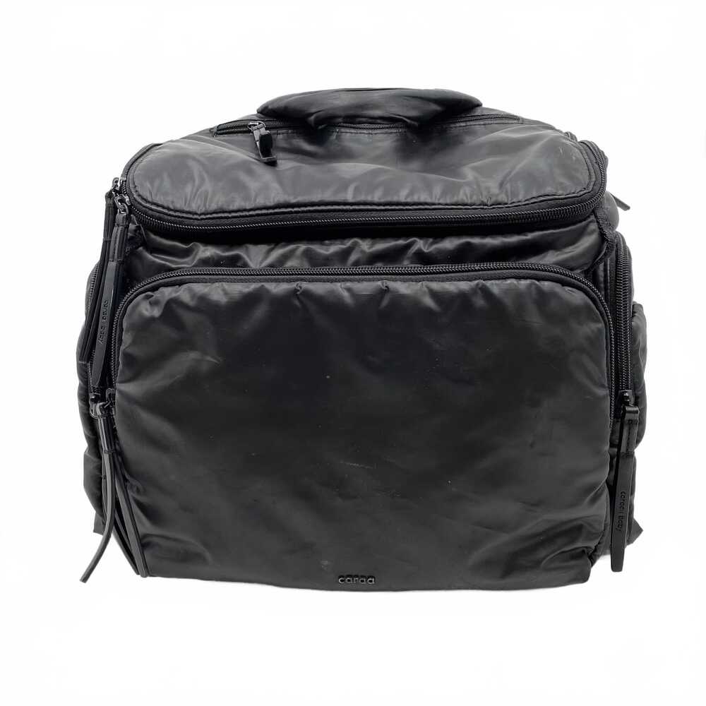 Caraa Black Nylon Backpack Baby Bag | OS Regular</title